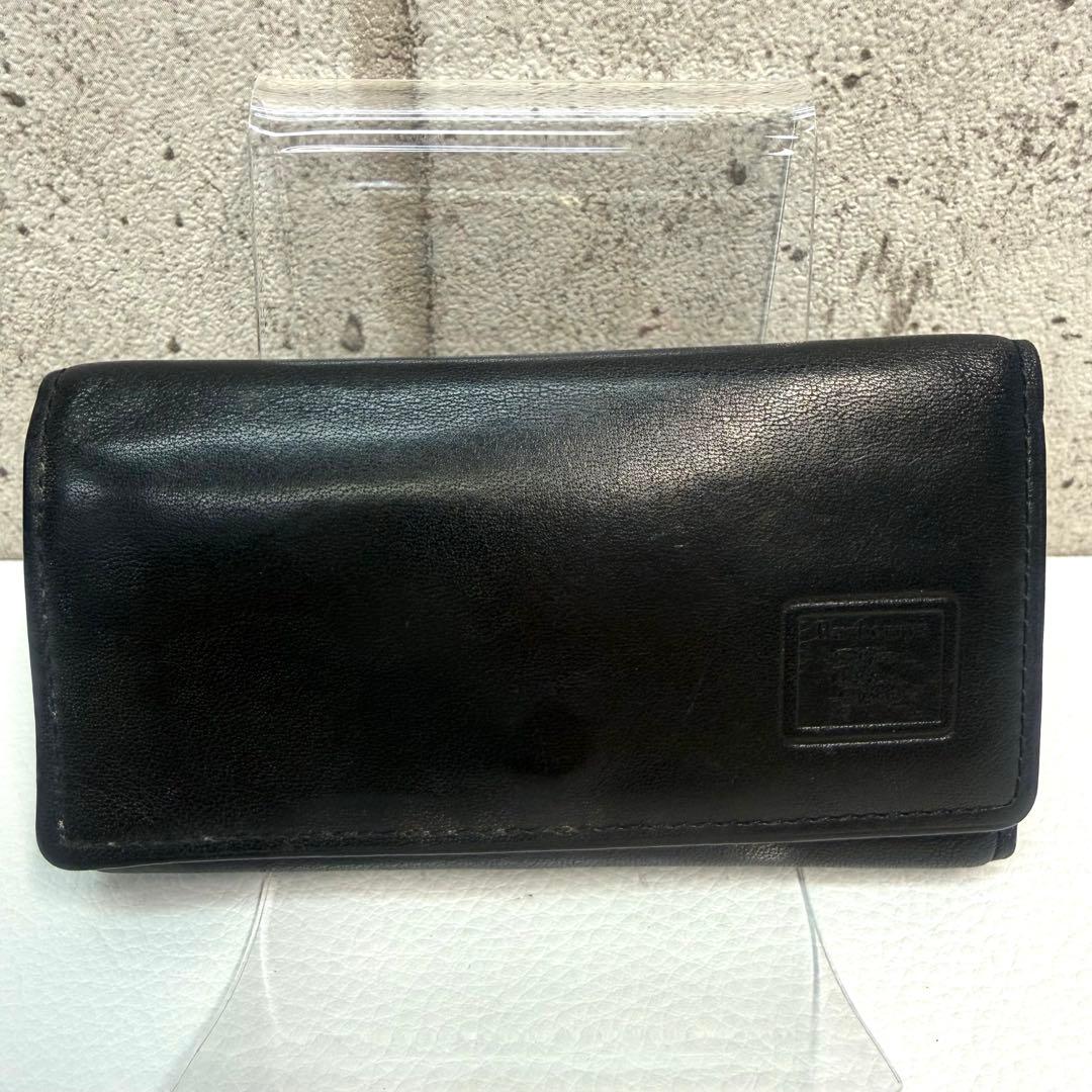 Burberry ブラックレザーキーケース 3連 - メルカリ