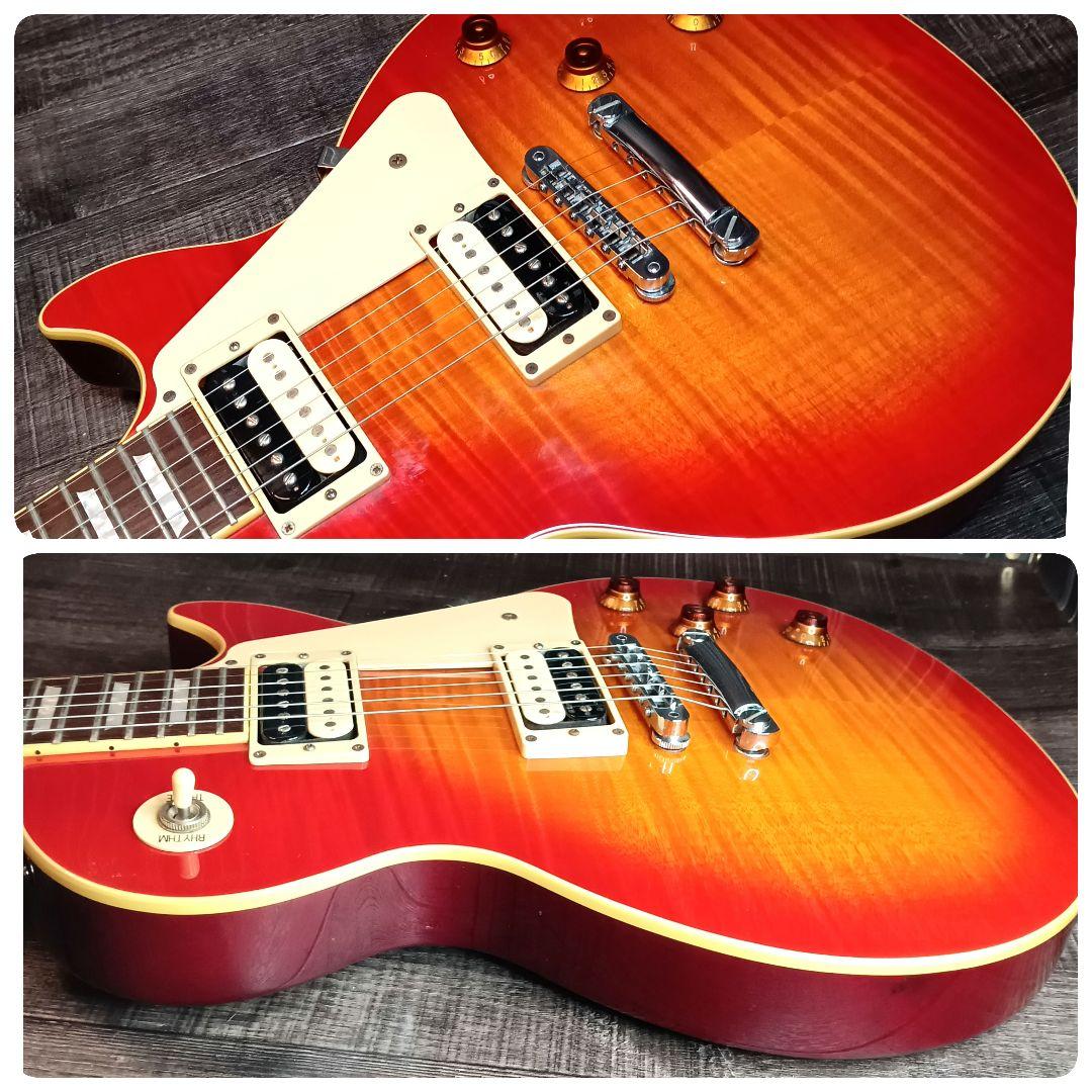 LaidBack レイドバック レスポール エレキギター トラ目 虎杢 ケース