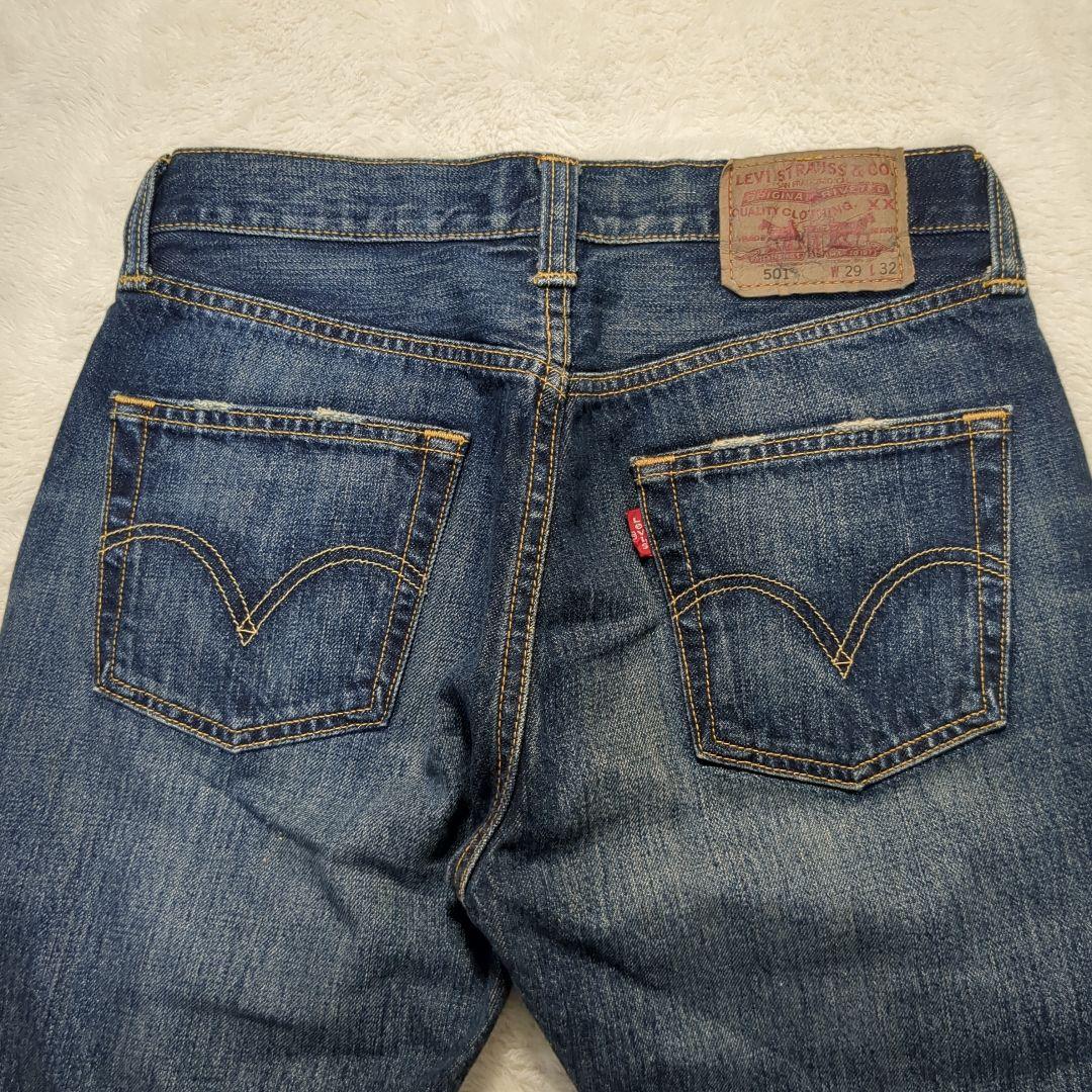 ✨キムタク！濃紺！w29✨LEVI'S 501 08501 フィリピン製 - メルカリ