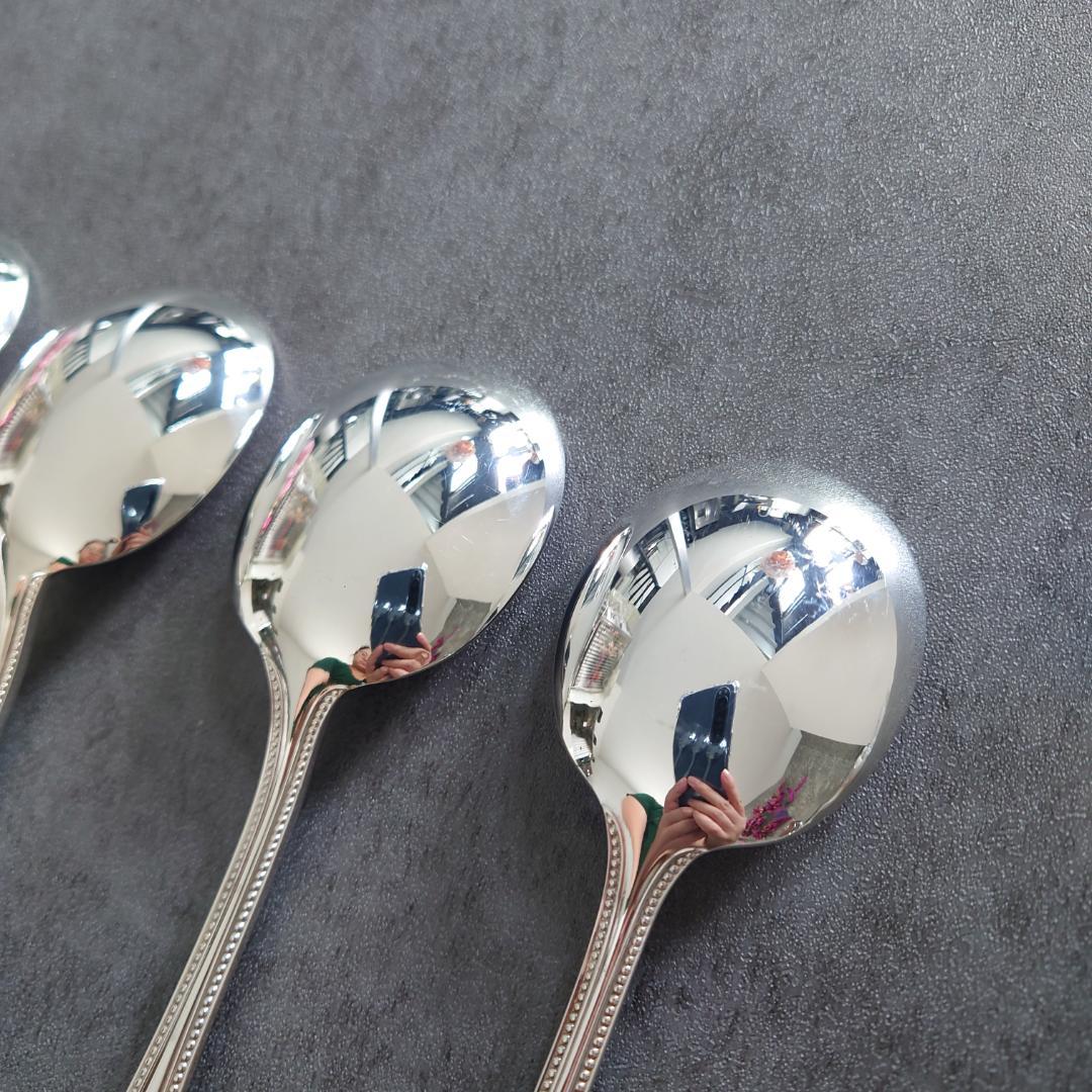 希少 美品 クリストフル パール コンソメスプーン 4点 - メルカリ