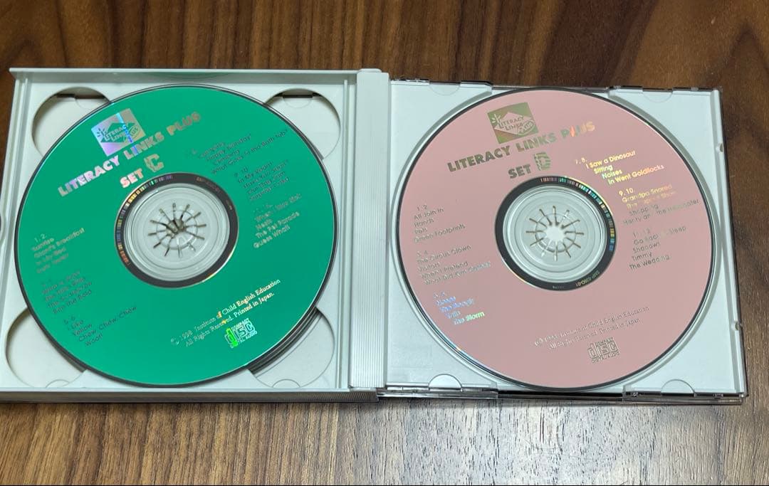 リタラシーリンクス児童英語研究所 A~DセットCD4枚絵本96冊 手引き