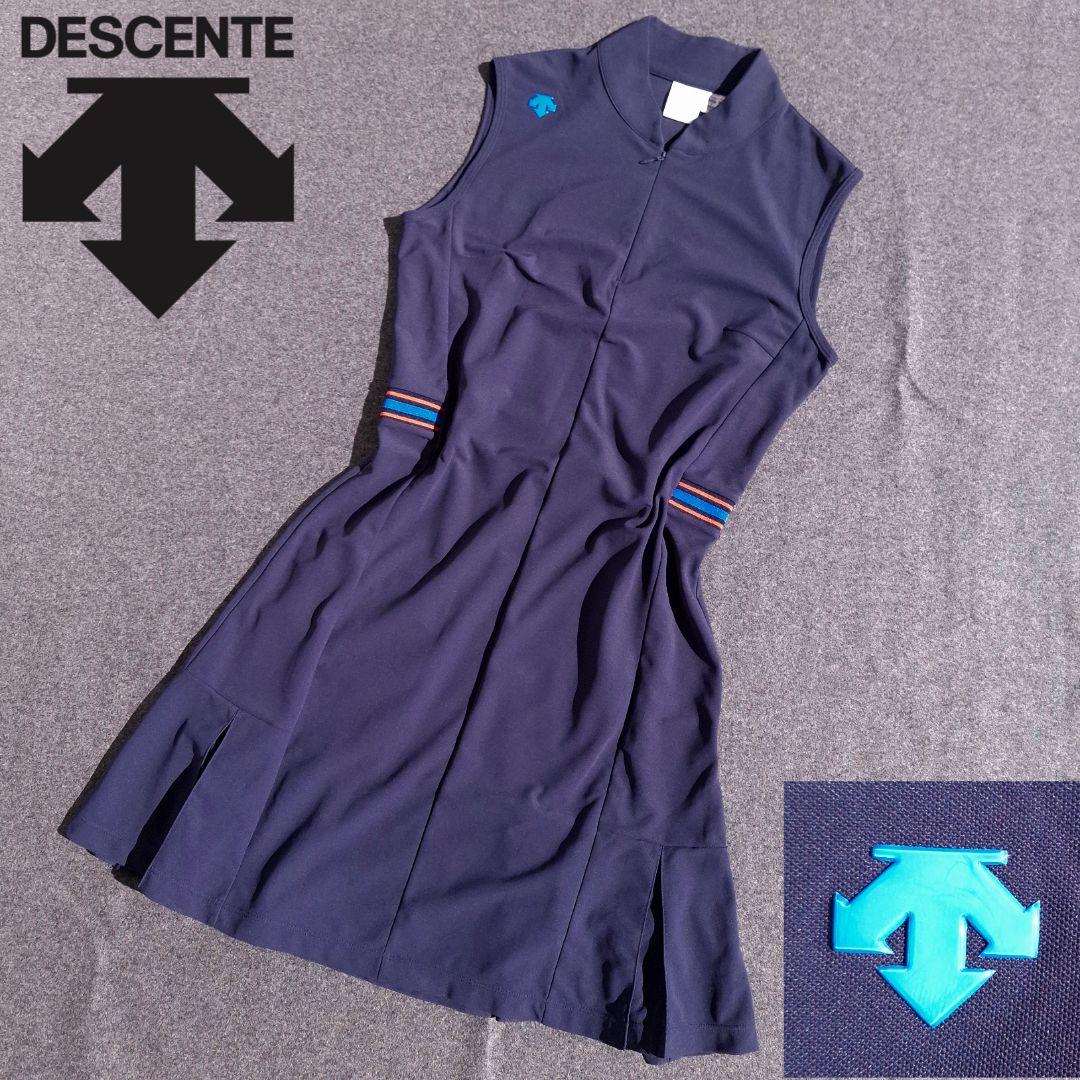 【デサントゴルフ】人気立体ロゴ×プリーツデザイン ゴルフワンピースL 2024 Summer Collection | デサントゴルフ（DESCENTE GOLF
