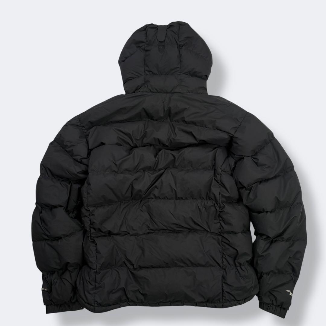 montbell WINDSTOPPER puffer hoodie black Montbell WINDSTOPPER