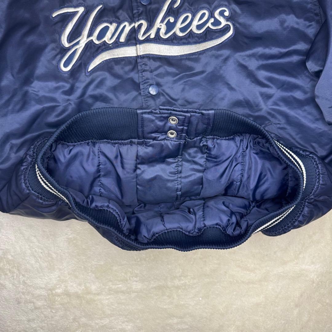 人気☆ majestic yankees スタジャン チ ームロゴ 刺繍 XL