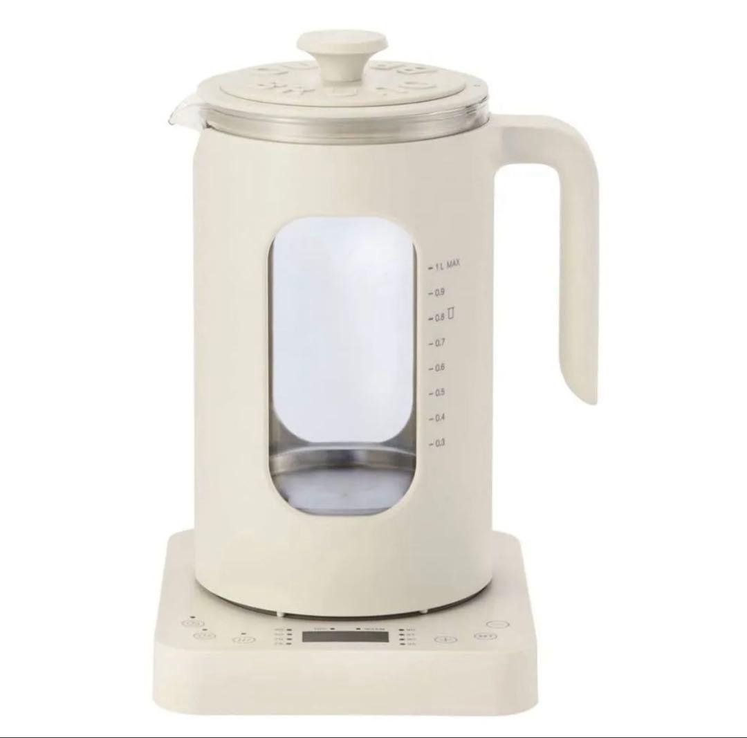TUKIBRUNO温度調節マルチケトル（ホワイト） 新品未使用品 楽天市場】【500円OFFクーポン】BRUNO 温度調節マルチケトル BOE103
