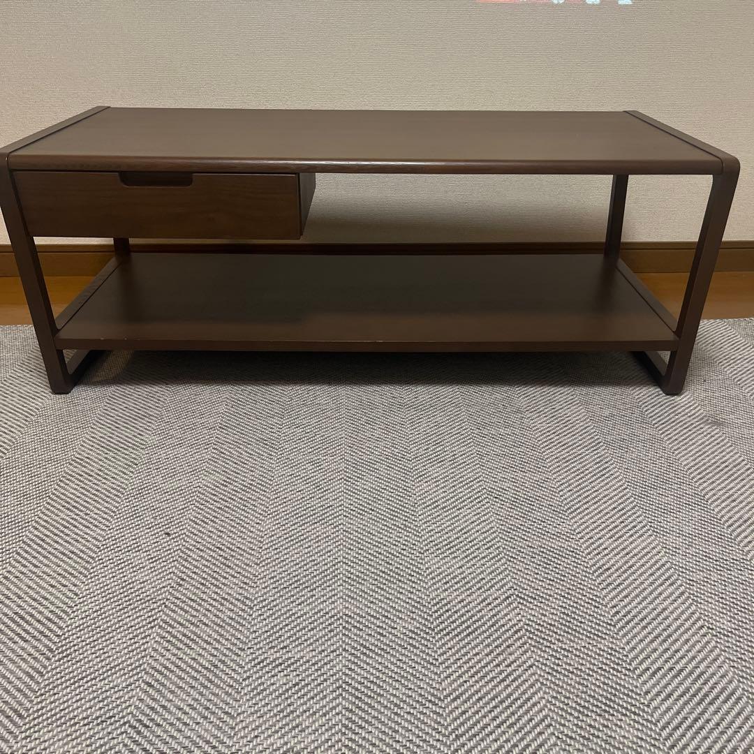 センターテーブル 引き出し付き ブラウン 幅110］センターテーブル 収納付き 引き出し ローテーブル 長方形