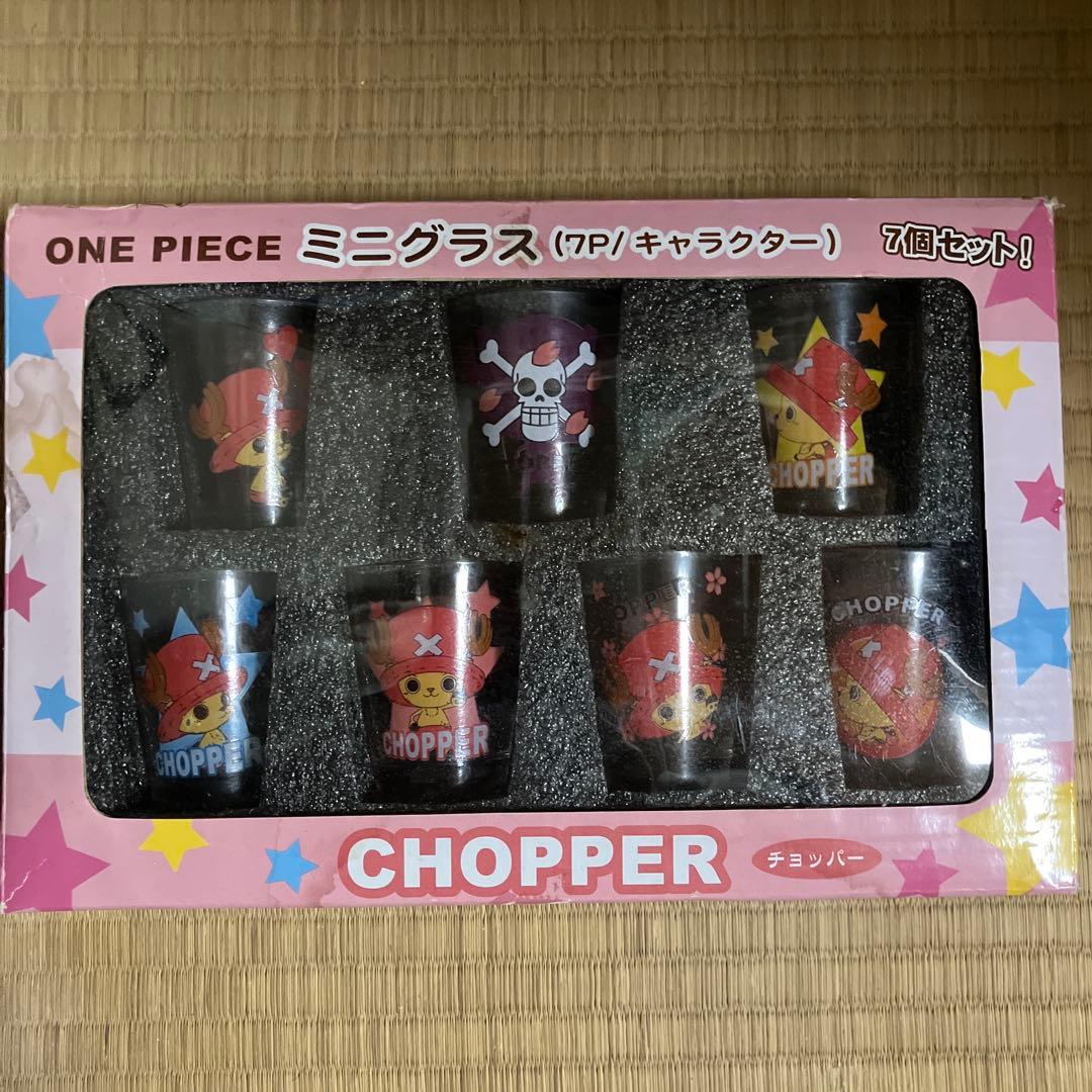 ONE PIECE チョッパー ミニグラス 7個セット Amazon.co.jp: ワンピース ショットグラス 7Pセット チョッパー