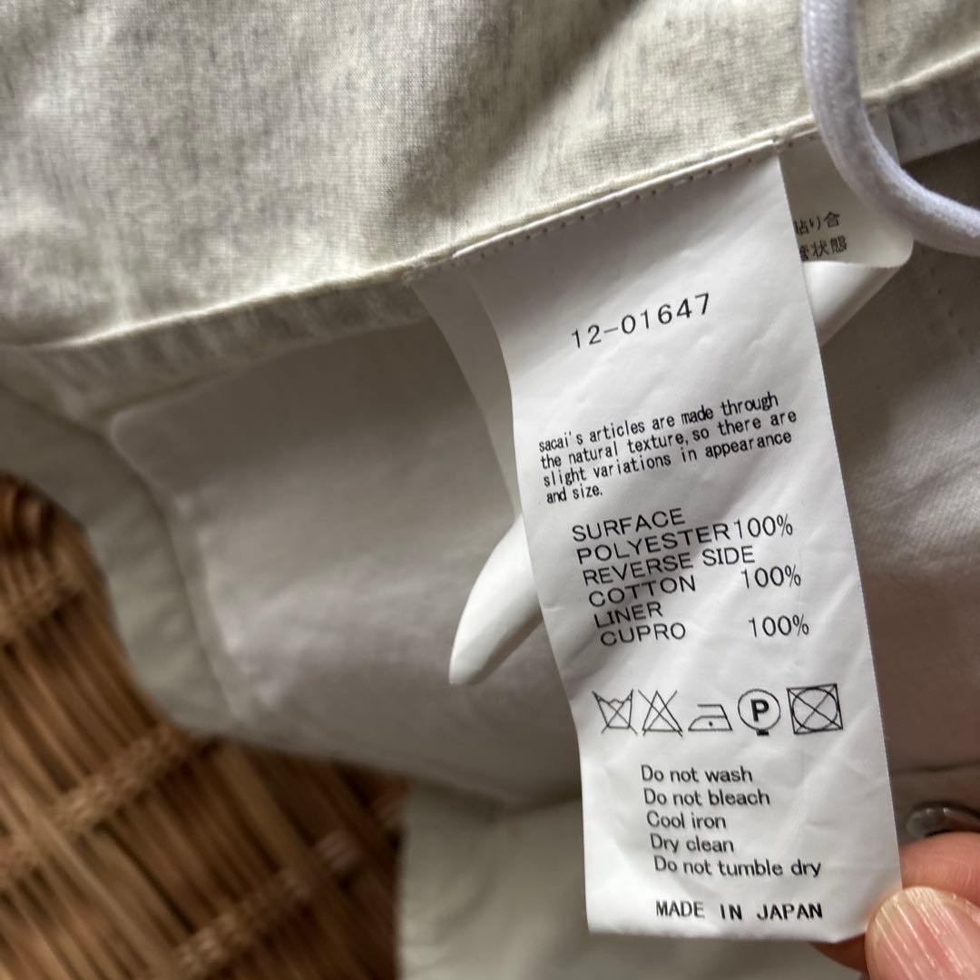 Sacai アイボリー モッズコート キルティング襟 みっちゃん様専用