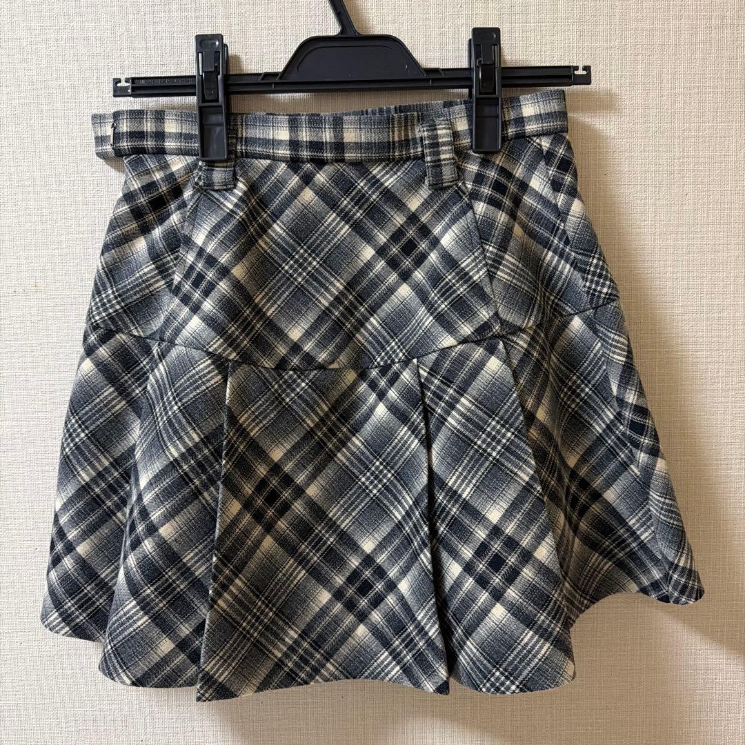 andmary Coco check mini pleats skirt M - メルカリ