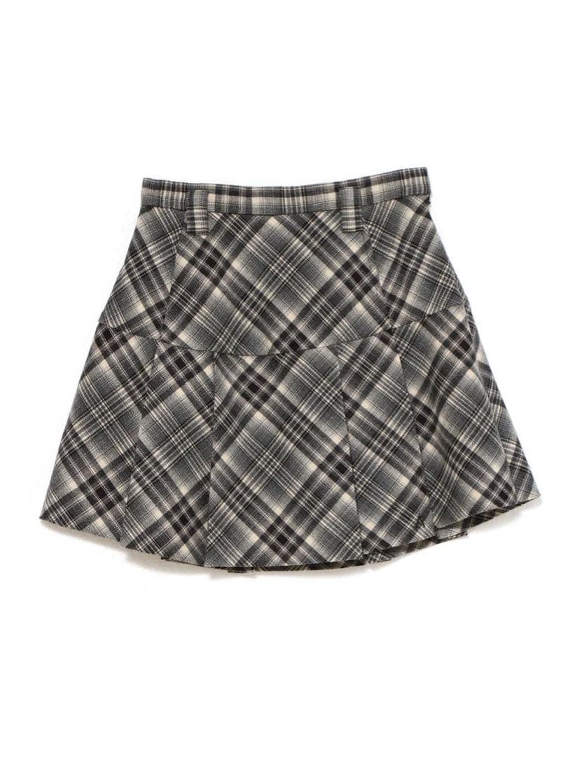 andmary Coco check mini pleats skirt M - メルカリ