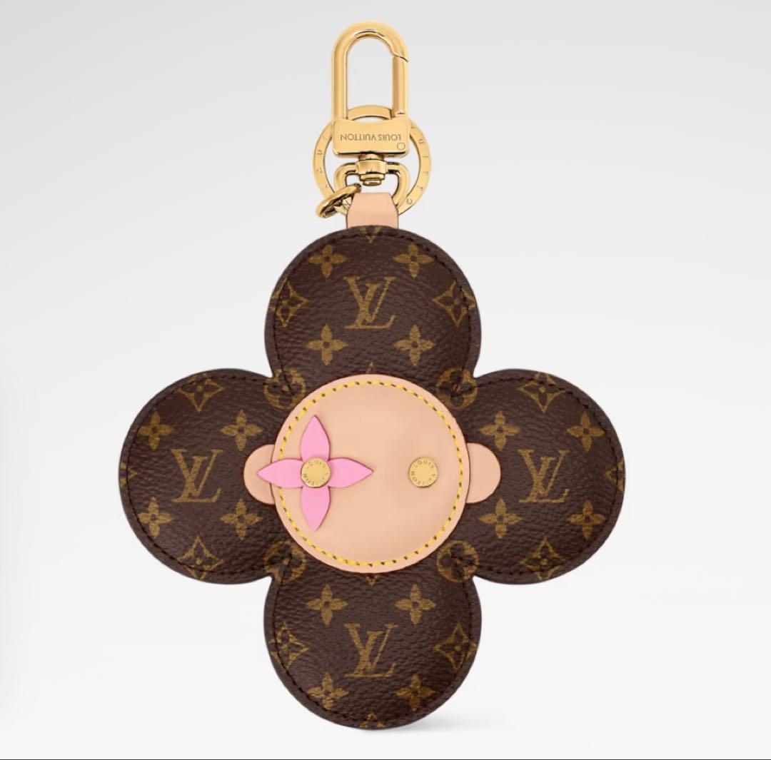Louis Vuitton チャーム　キーホルダー LV Shadow Dragonne Key Holder And Bag Charm S00 - Men