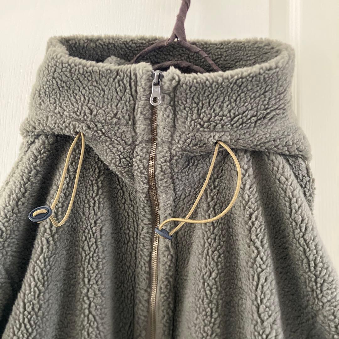 美品journalジャーナルスタンダード カーキボアフードモッズコートM