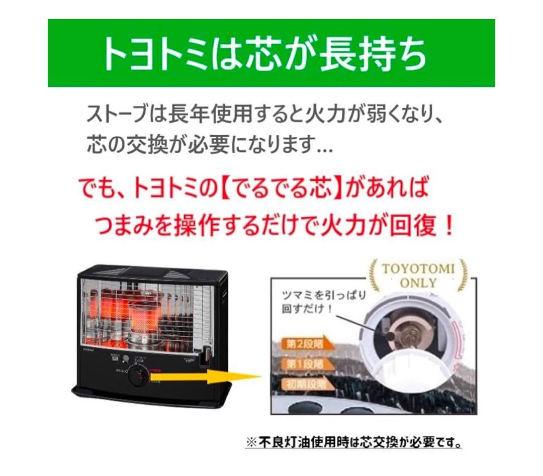 トヨトミ 石油ストーブ 多面反射板RS-W29N(B)木造8畳コンクリート11畳
