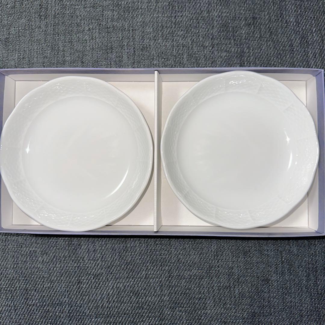 未使用品 リチャードジノリ ベッキオジノリホワイト ディッシュ