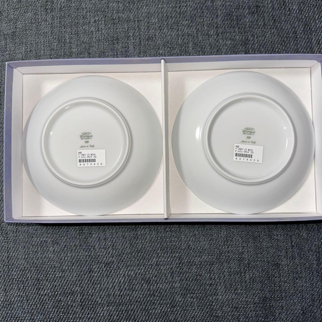 未使用品 リチャードジノリ ベッキオジノリホワイト ディッシュ