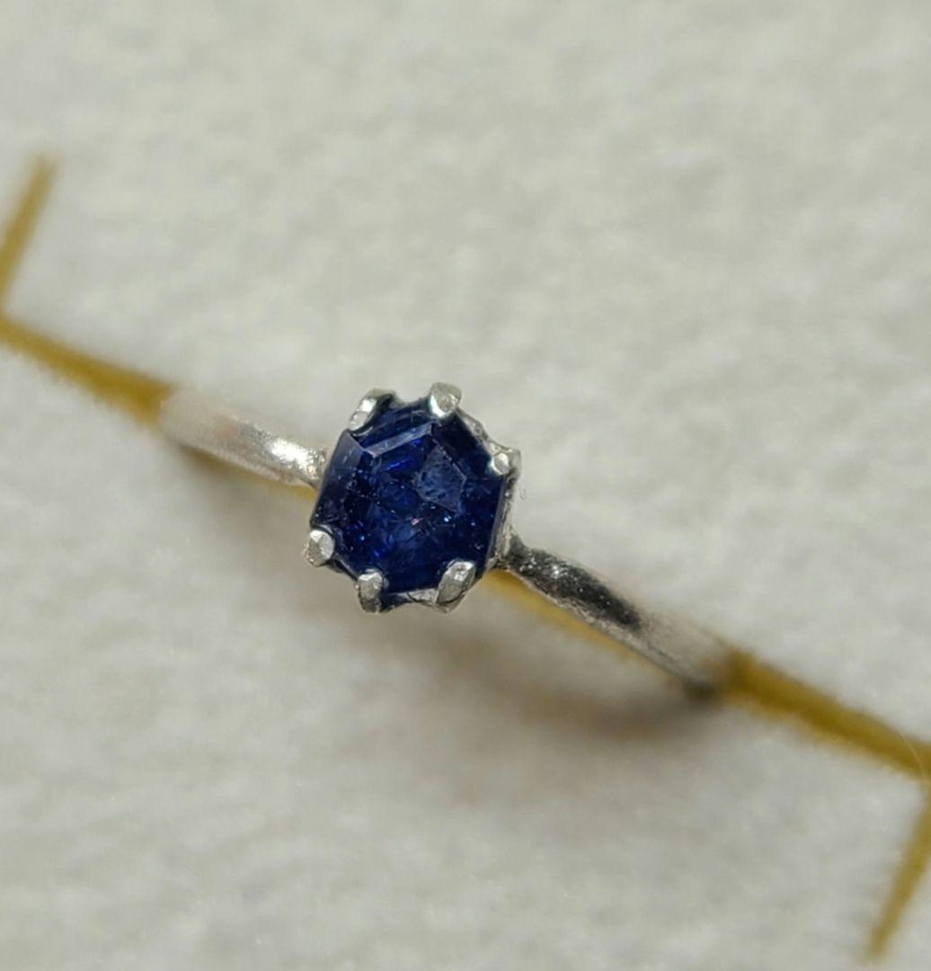 えむえす様専用☆スリランカ産ブルーサファイア☆リングオーダー