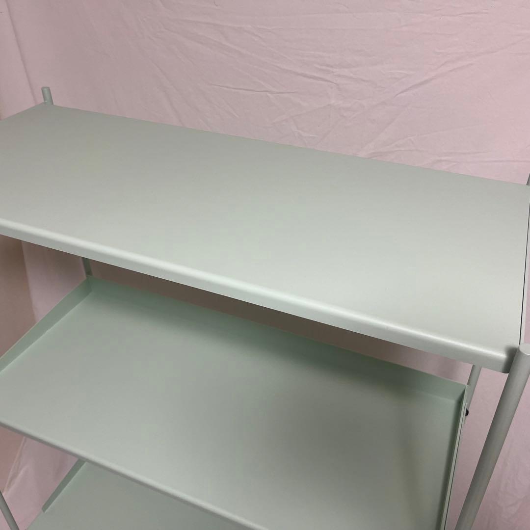 美品】unico SOOD(スード)シェルフ W750 ミントグリーン - メルカリ