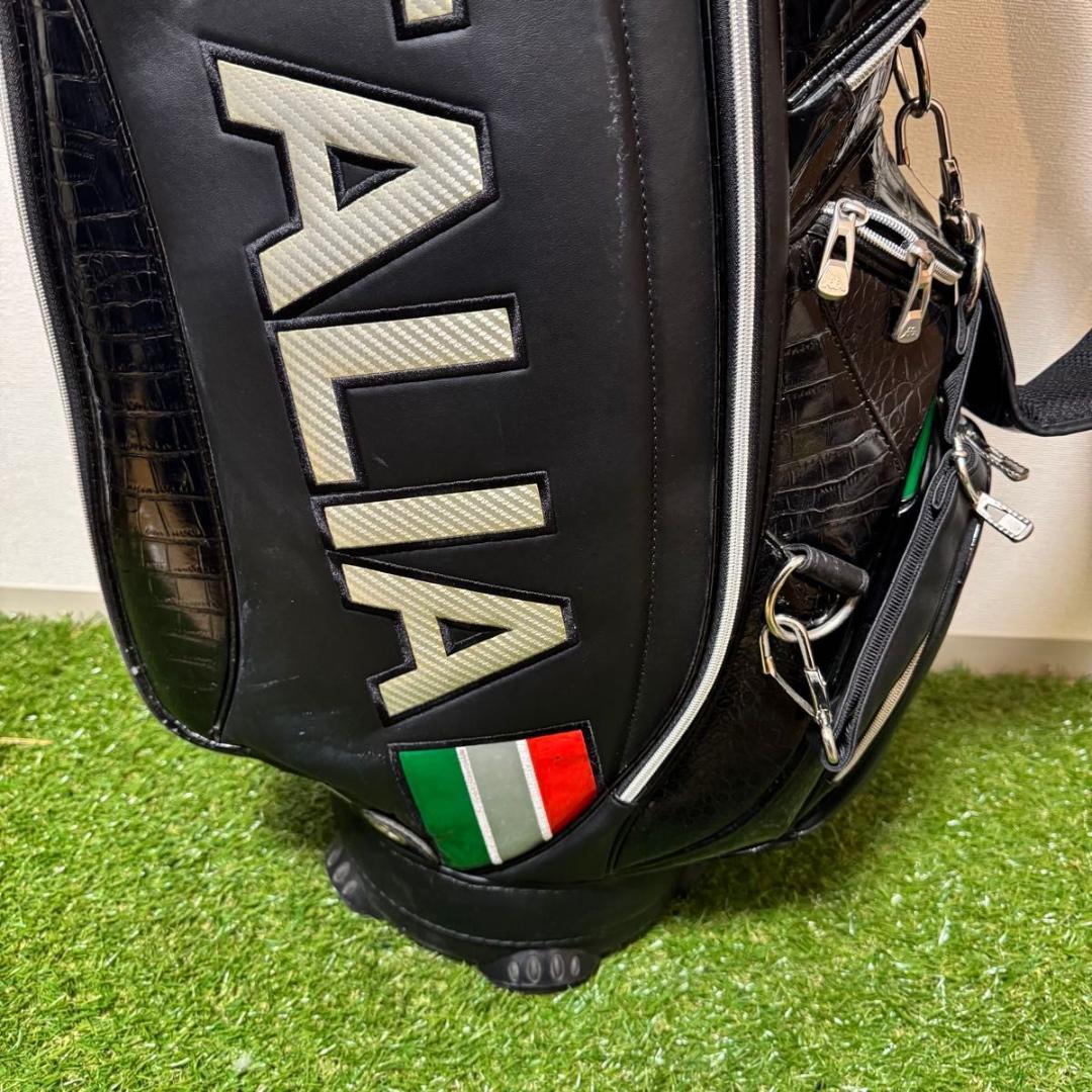 Kappa カッパ キャディバッグ ゴルフバッグ イタリア 3点式 革製