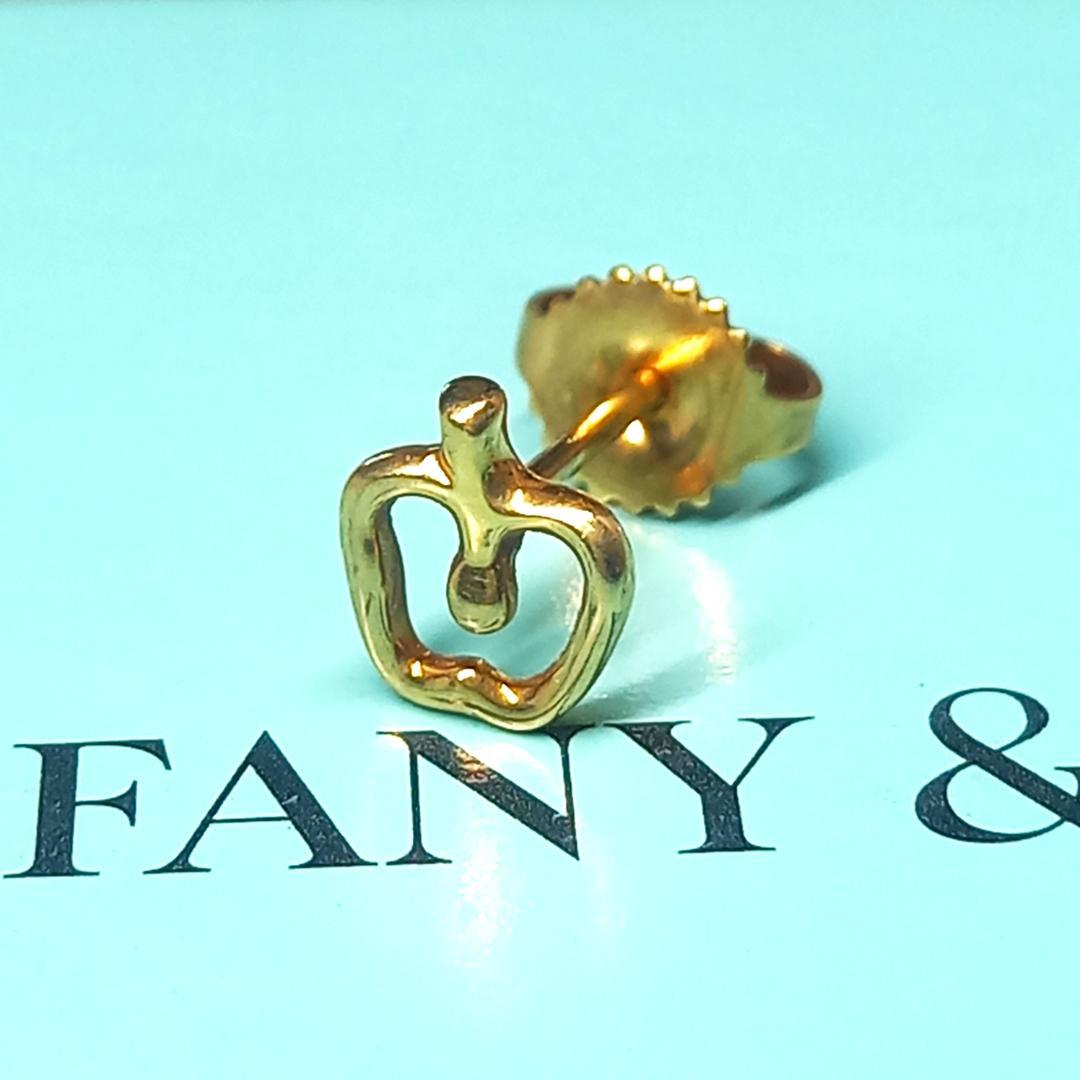 m様 アップル ピアス K18 リンゴ りんご 片方 片耳 750 ジュエリー工房アトラス 24金 ピアス 純金 片耳ピアス りんご キャッチ