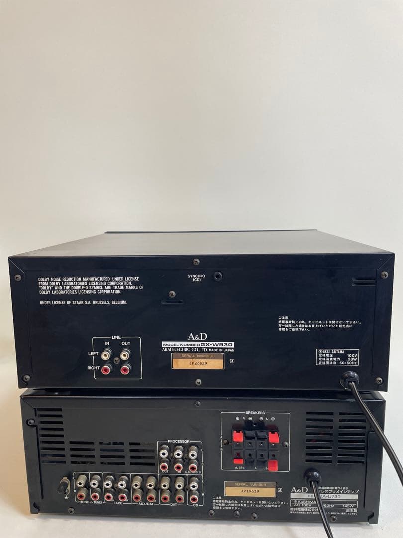 A&D システムコンポ GX-W830 / DA-U730