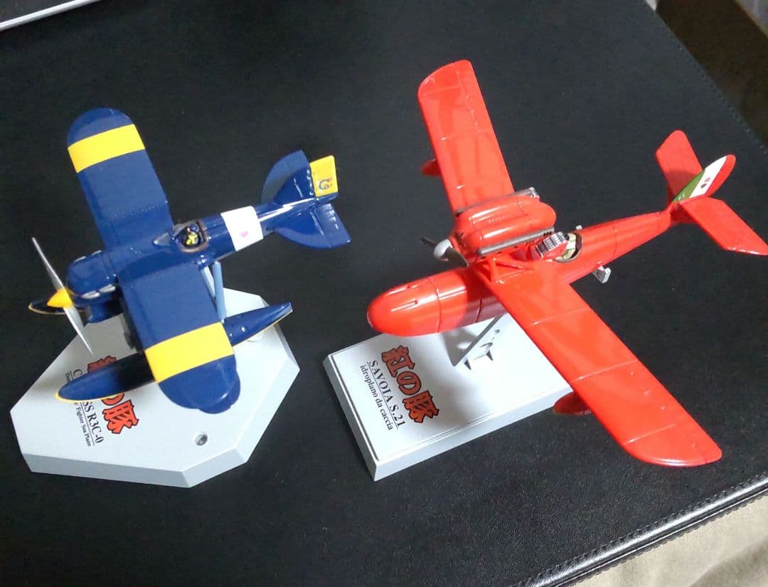 半完成塗装済み 紅の豚 1/72 サボイアS.21試作戦闘飛行艇