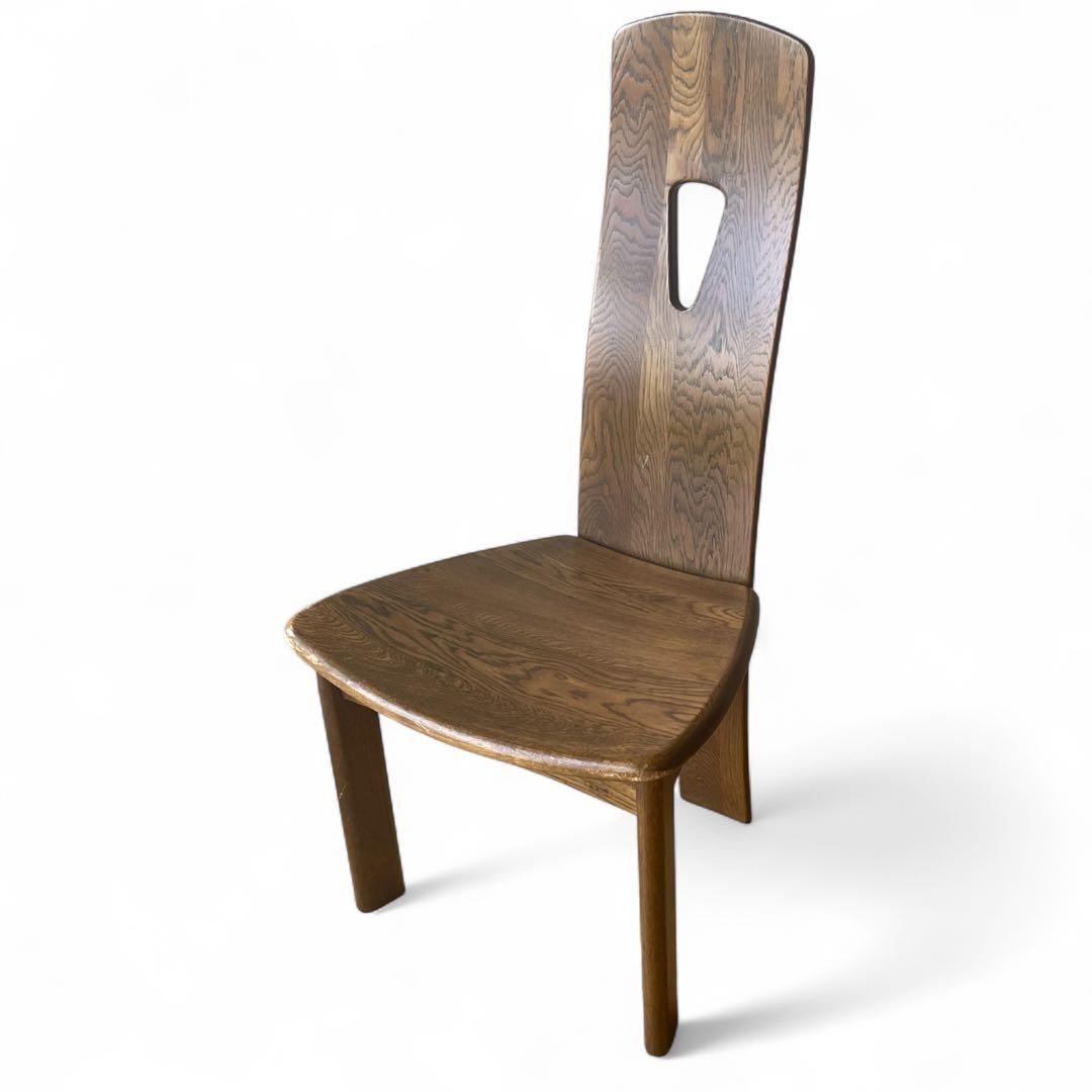 4/4)浜本工芸 楢材 ナラ材 オーク材 ダイニングチェア