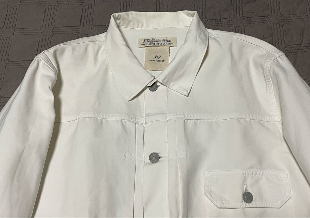 定価4.8万Remi Relief 別注1st typeサテンジャケット XL