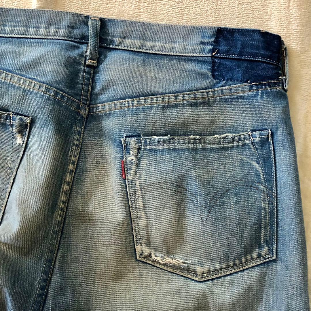 w36 44501 LVC リーバイス 501 大戦 エイジング グランジ - メルカリ