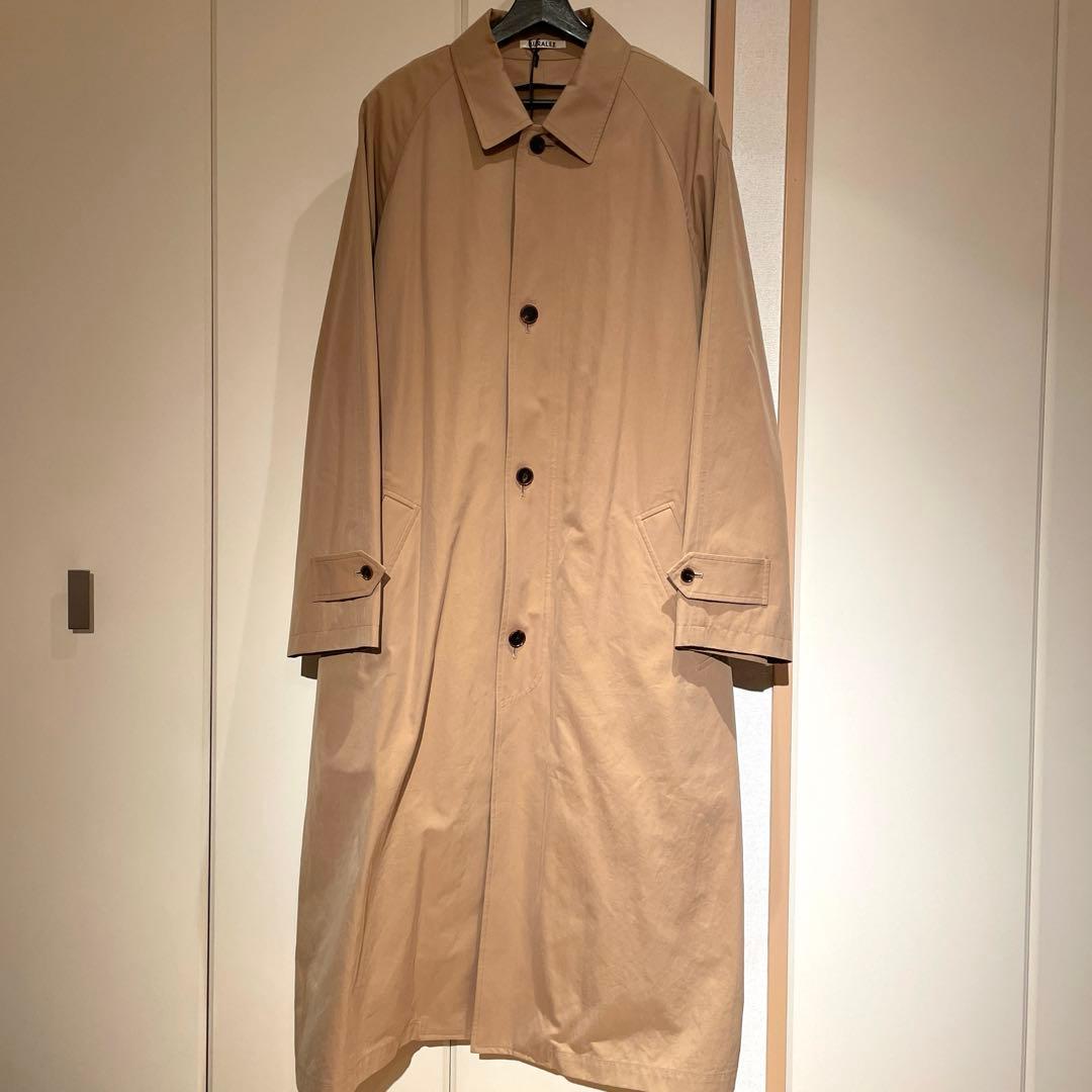 AURALEE 22AW ステンカラーコート 4 オーラリー - メルカリ