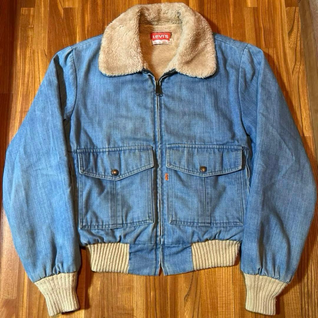 70s G-1 Levi’s デニム ファー ボア ジャケット ビンテージ 70s G-1 Levi's デニム ファー ボア ジャケット ビンテージ 楽天市場