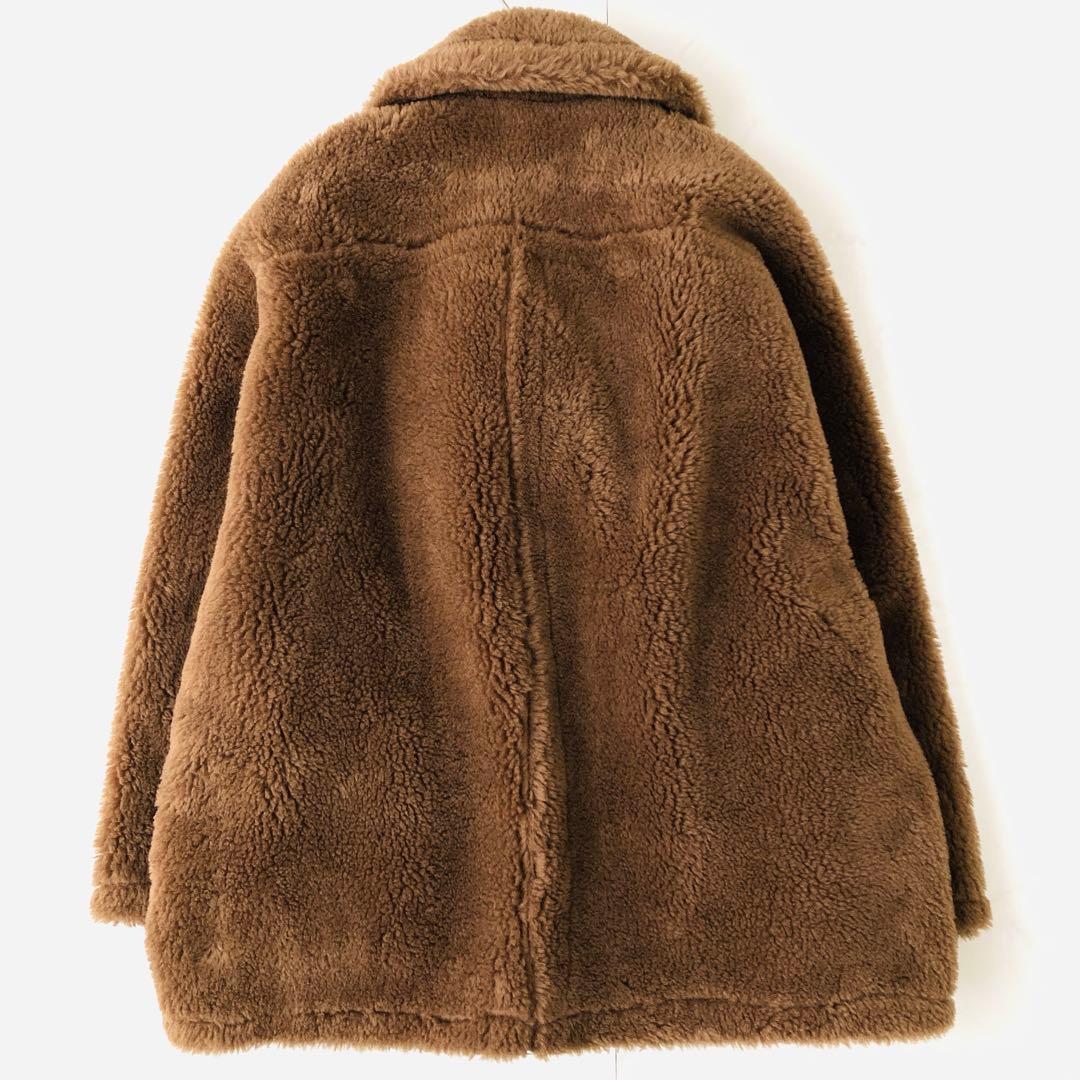 極美品✨️23AW ハウント ボアコート テディベア ショート ムートン