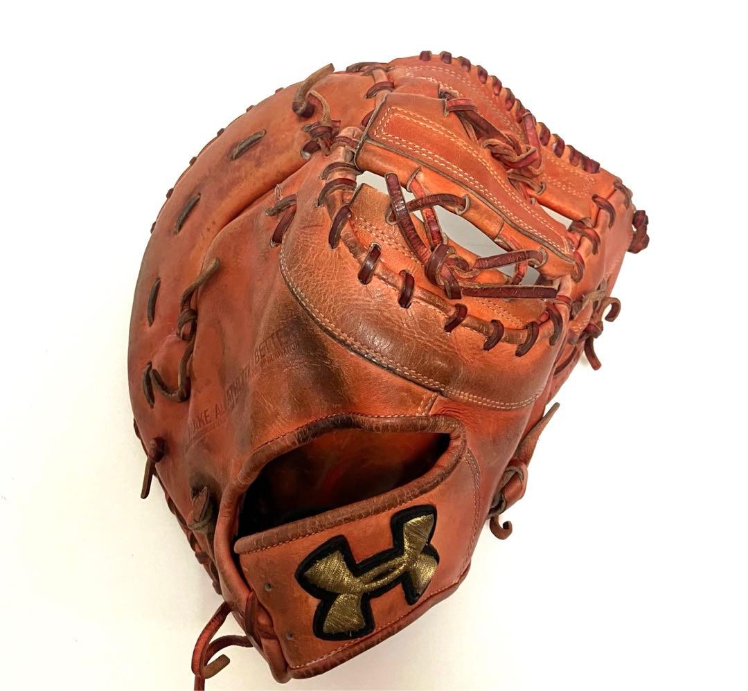 送料無料 アンダーアーマー 軟式一般用 ファーストミット 右利き用 楽天市場】アンダーアーマー 軟式グラブ ファーストミット 一塁手用