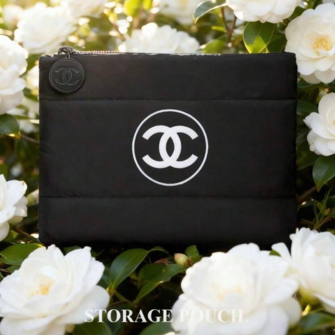 ♥非売品♥CHANEL シャネル ノベルティ ブラック コスメポーチ - メルカリ
