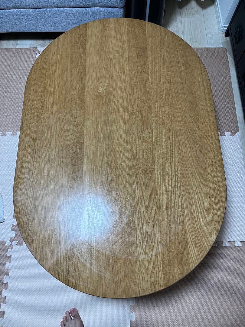 こたつテーブル(120×80cm)オーバル形 ウォールナット突き板 ナチュラル 楽天市場】＼全品P3倍☆お買い物マラソン／ こたつテーブル 楕円 120