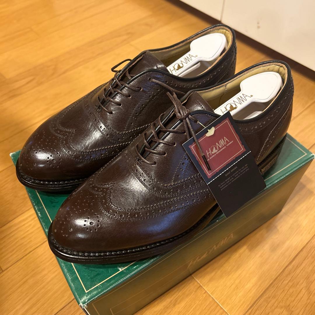 新品未使用 タグ付き HONMA ゴルフシューズ 24.0cm ブラウン　美品