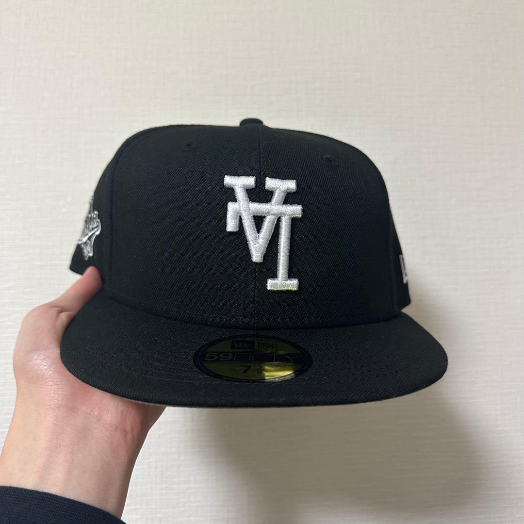 激レア】New Era 59Fifty UPSIDE DOWN つば裏グレー