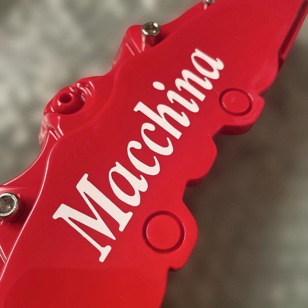 廃番品…レア）Macchina 赤 ブレーキキャリパー マッキナ - メルカリ