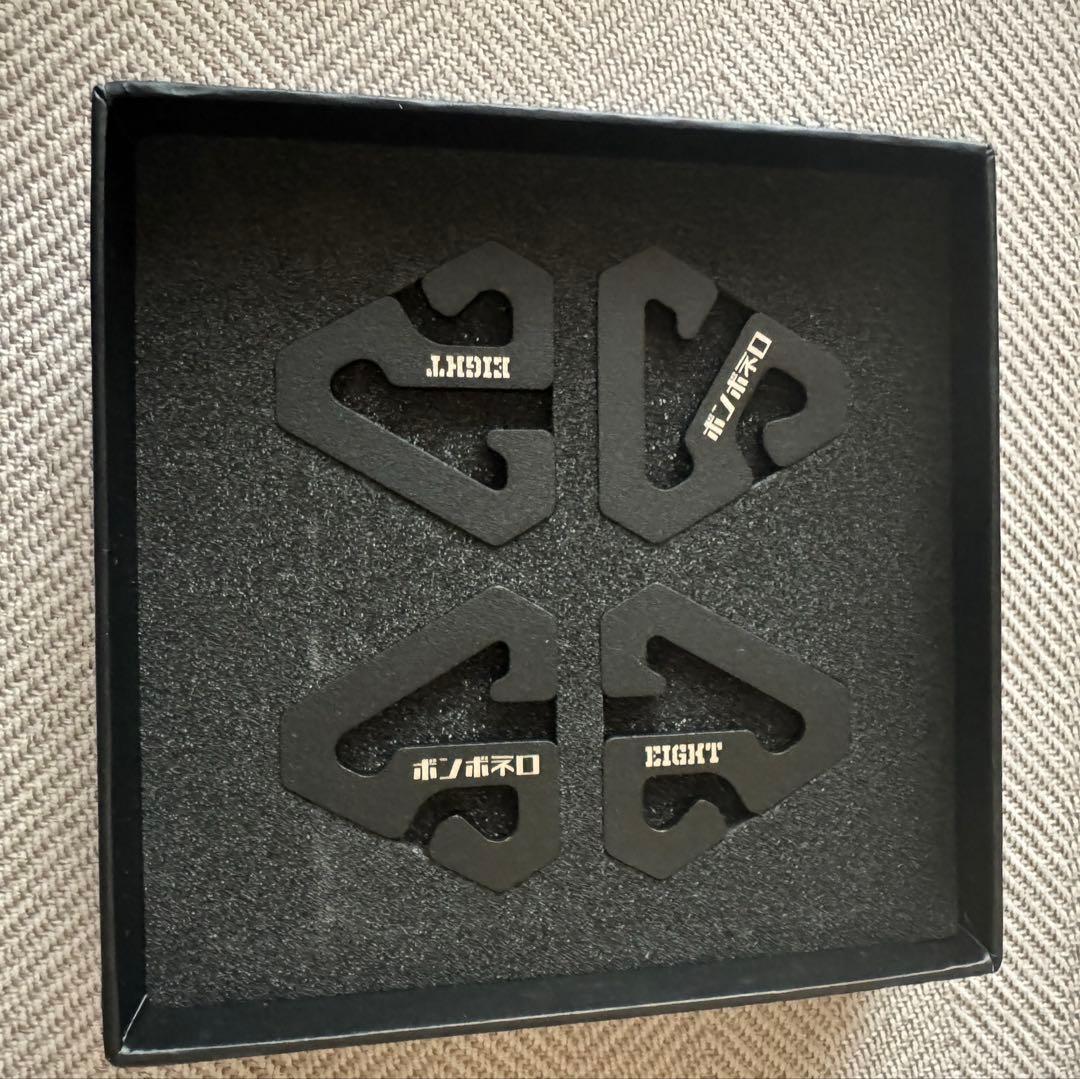 新品・未使用】 E.B Hook Eight × ボンボネロ タープ用カラビナ