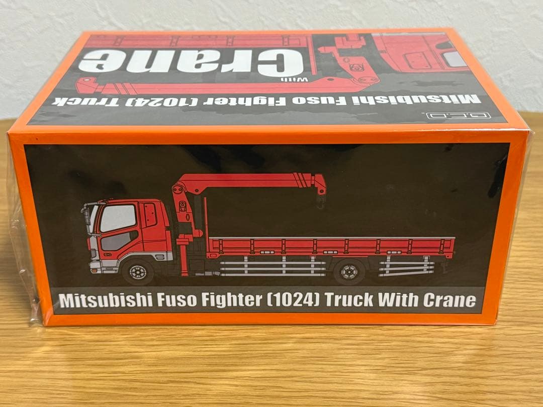 新品未開封Fuso Fighter 1/64 三菱 ふそう ファイター GCD 1/64 GCD Mitsubishi Fuso Fighter Double Level Transporter (Silver