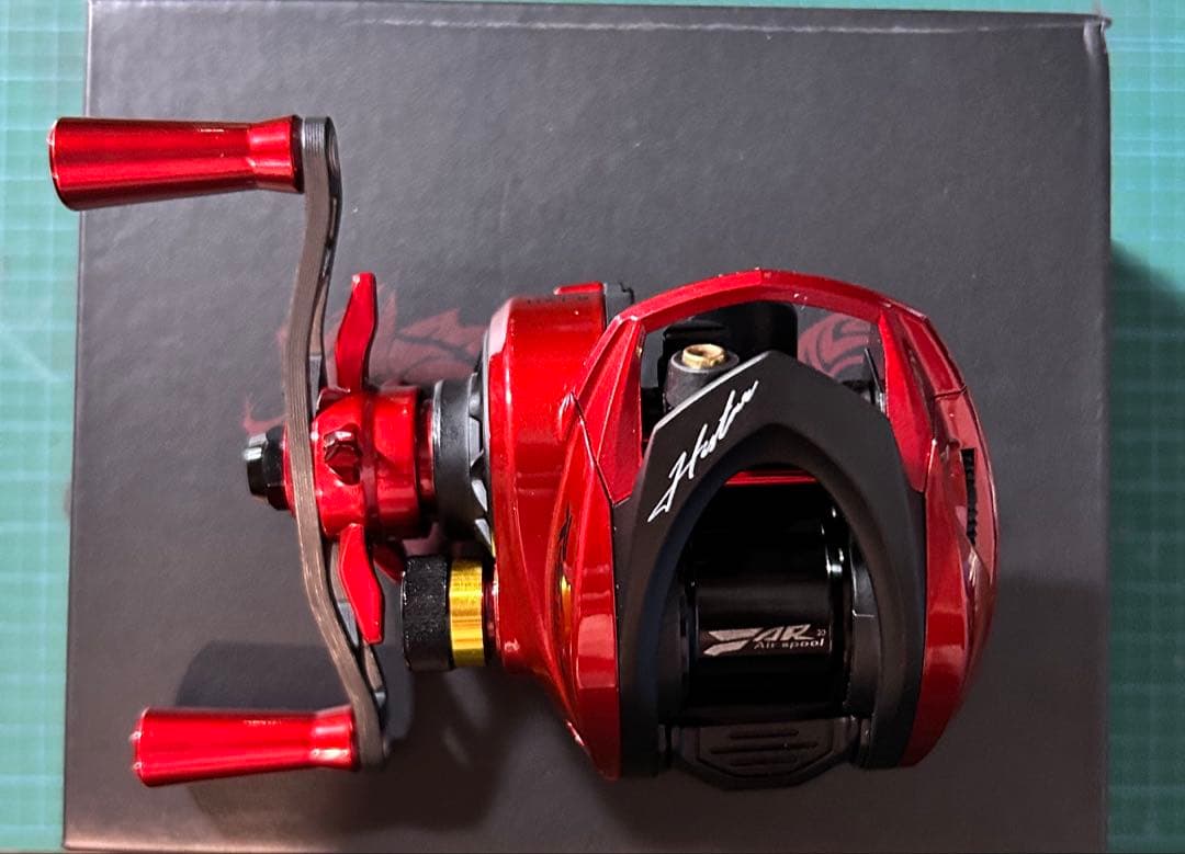 限定】ハイスターオーロラエアー　BFS giuベイトフィネス ①☆ハイスター☆ベイトフィネスリール giu 限定版 右巻☆オーロラ