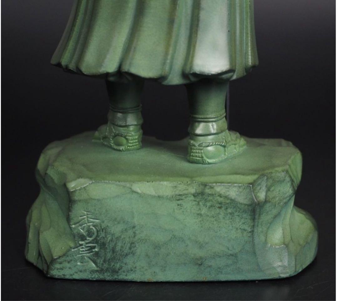 送料無料 牧田秀雲作 弘法大師 空海像 (真言宗) 青銅色 高岡製 - メルカリ