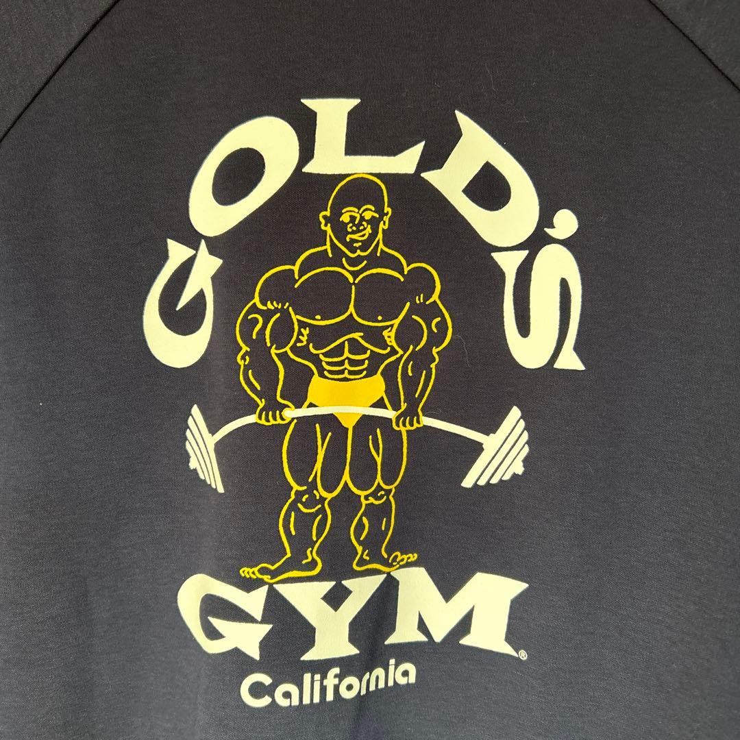 試着のみGOLD'S GYM ネイビー ジップジャケット XL