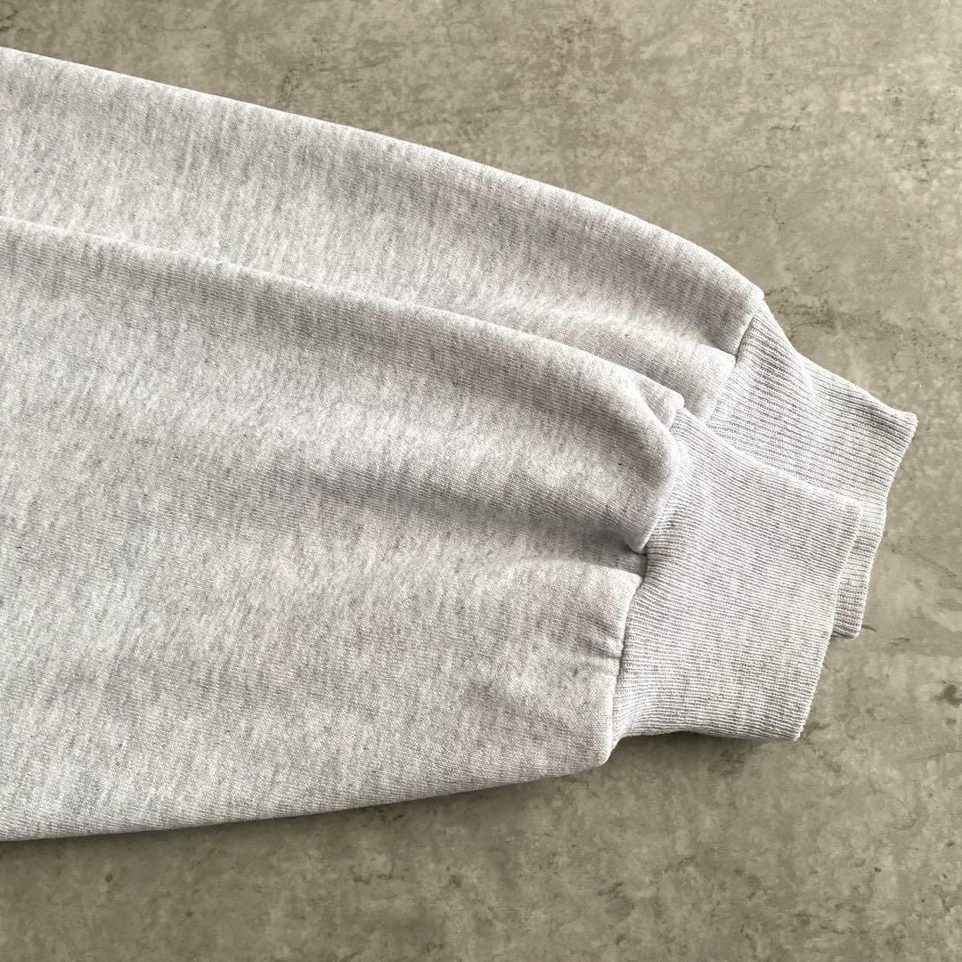 神サイズ 90s ラッセル 無地 パーカー USA製 L シルバー グレー - メルカリ