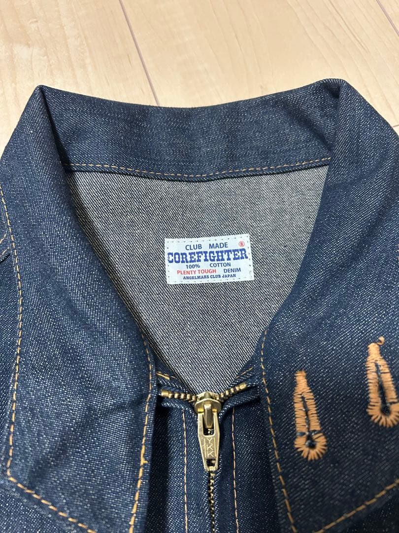 Y2K 裏原Corefighter 真っ紺デニムセットアップ