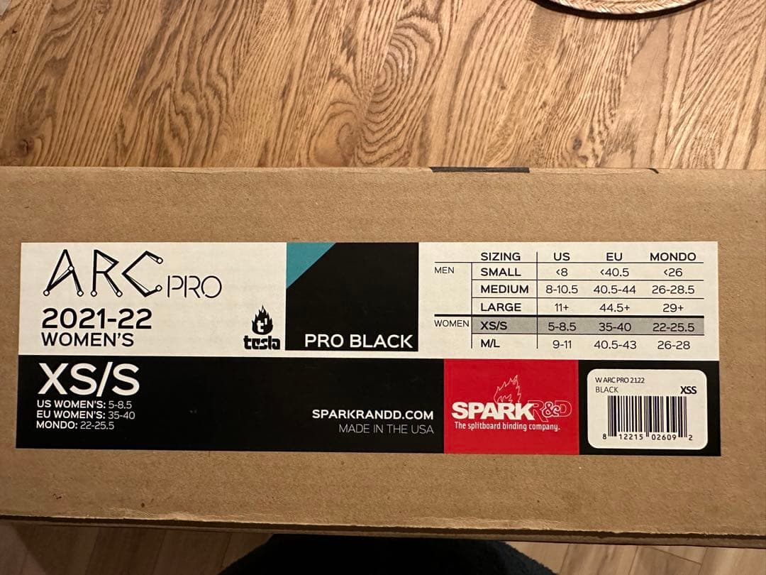 ※すみれ様用　SPARK R&D ARC PRO 21-22 W XS/S