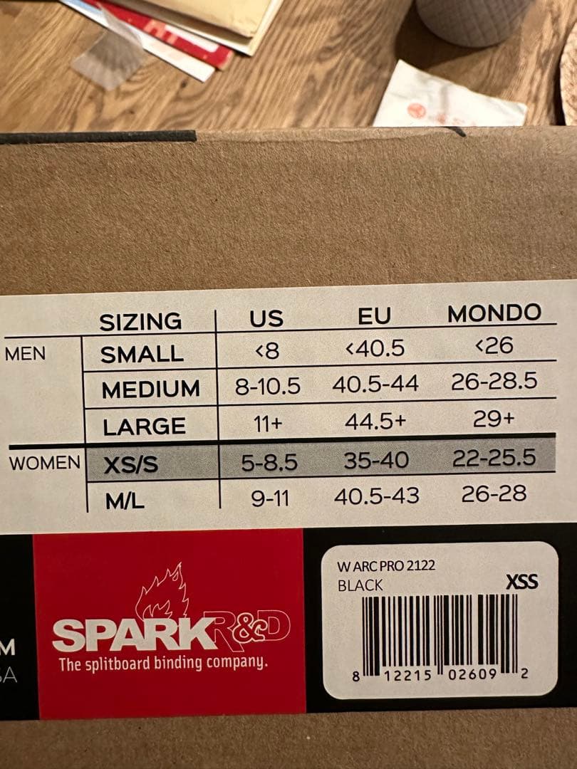 ※すみれ様用　SPARK R&D ARC PRO 21-22 W XS/S