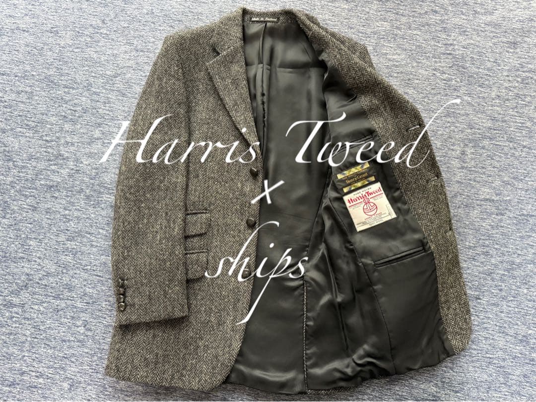 Harris Tweed ×ships チェスターコート ジャケット 36 SHIPS（シップス） チェスターコート 36 ブラウン レディース