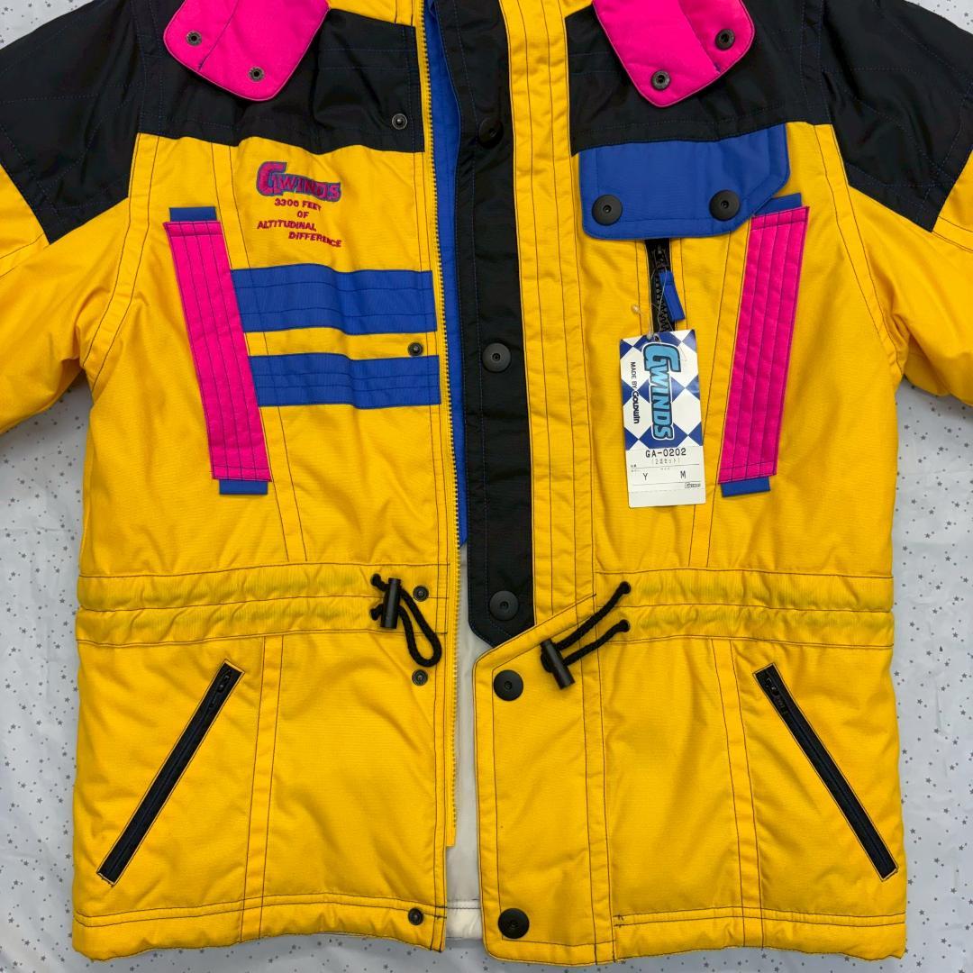 新品未使用】ゴールドウイン スキーウェア 上下セット M レトロ 派手