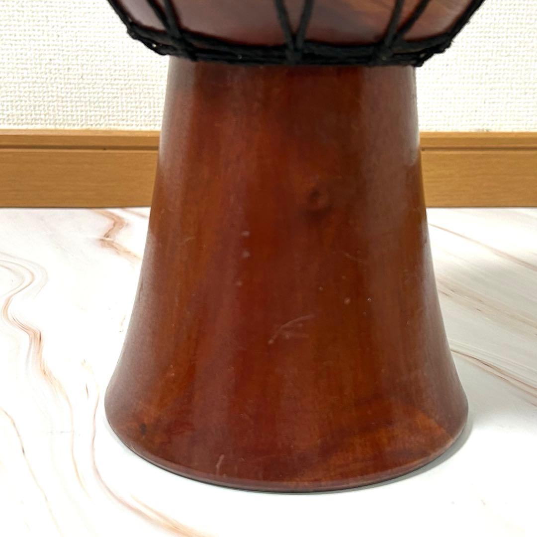 【美品】ジャンベ 17.5cm×31cm 1.27kg★ジェンベ　太鼓★民族楽器