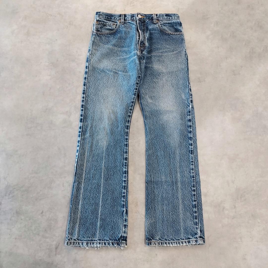 リーバイス517 Levis W32 フレア ブーツ 00s 古着 18466 00年代 USA製 Levi's リーバイス 517 BOOT CUT フレアデニムパンツ